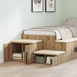  Omara za shranjevanje Artisan Oak 108x41x40 cm iz inženirskega lesa | Shoptok.si