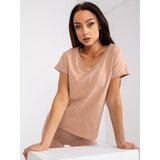 BASIC Feel Good T-shirt-AP-TS-A-004-camel | Shoptok.si