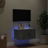 TV ormarić s LED svjetlima siva boja betona 60x35x31 cm | shoptok.hr