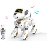 TechKidz Animirani pes na daljinsko upravljanje z zvo?nimi in svetlobnimi u?inki - model Marcus, Bela / Rumena, (21552135) Cene