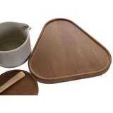 Zdjela za Šećer DKD Home Decor 19 5 x 18 5 x 7 cm Bež Smeđa Kaučukovac 4 Dijelovi | shoptok.hr