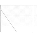 Stup za ogradu Srebrno 10 x 1,5 m (60 x 60 mm mreža) Čelik | shoptok.hr