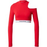 Tommy Jeans Majica mornarska / rdeča / bela | Shoptok.si