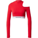 Tommy Jeans Majica mornarska / rdeča / bela
