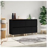  Komode 2 kom crne 60x35x70 cm od konstruiranog drva | shoptok.hr