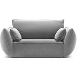 Mazzini Sofas Svetlo siv žameten fotelj Vanda – Cene