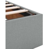 vidaXL Otomanski posteljni okvir brez vzmetnice siv 90x190 cm blago | Shoptok.si