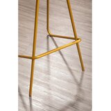 Premier Housewares Barska stolica od čvrstog brijesta u zlatnoj boji/u prirodnoj boji (visine sjedala 78 cm) District – | shoptok.hr