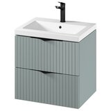 Cersanit S801-544 -Viseći kupatilski ormarić sa umivaonikom TIRSO 60x45 cm mint boje | Eponuda.com