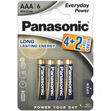 Panasonic Baterije alkalne Everyday LR03EPS 6BP AAA 6kom cene