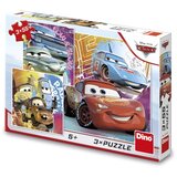 Dino Cars drugari puzzle set 3x55 delova Cene