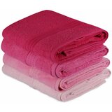  rainbow - Pink Light Pink Pink Dusty Rose Fuchsia Bath Towel Set (4 Pieces) Cene