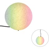QAZQA Smart buitenlamp grijs 25 cm IP65 incl. LED - Nura | Shoptok.si