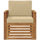  Set vanjskih sofa Čvrsto drvo akacije i poliester | shoptok.hr