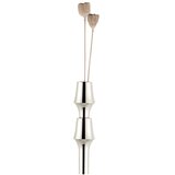 STOFF Nagel Kovinska vaza v sijajno srebrni barvi (višina 11 cm) BMF – | Shoptok.si