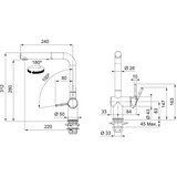 Franke 115.0653.388 Active New FN 6110.082 izvlečna kuhinjska armatura | Shoptok.si