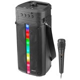 Tracer Rocket TWS BT Bluetooth karaoke zvučnik 16 W, RGB LED – crni Cijene