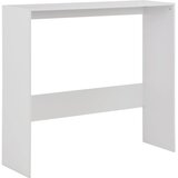  Barski stol s 2 stolne ploče bijeli 130 x 40 x 120 cm | shoptok.hr