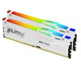 Kingston 32GB 6000MHz DDR5 W.White RGB, Fury Beast, CL36,288-pin, EXPO, XMP | Eponuda.ba