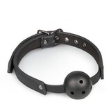 Easytoys Fetish Collection Ball Gag With PVC Ball - Black Cene