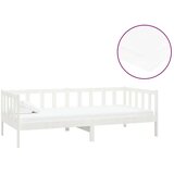  Dnevna postelja z vzmetnico 90x200 cm bela trdna borovina, (20646878) | Shoptok.si