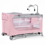 Kinderkraft Prenosivi krevetac Leody pink sa dodacima | Eponuda.com
