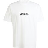 Adidas Funkcionalna majica 'Essentials Linear' črna / bela | Shoptok.si