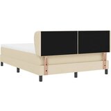  s opruga kutije s uzglavljem Krema 140 x 200 cm tkanina | shoptok.hr