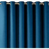  Curtain MILANA color indigo style classic golden gold metal eyelets chenille 560x270 HOMEDE | shoptok.hr