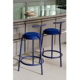 noo.ma Plava metalna barska stolica (visine sjedala 68 cm) Hogo – | shoptok.hr