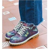 Mumka ljubičasti leptiri - ženske cipele btn19-019 | ePonuda.com