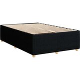  Boxspring krevet s madracem Crna 120 x 190 cm Tkanina | shoptok.hr