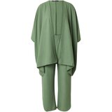 Trend Alaçatı Stili Ženski komplet pantalone i ogrtač, Maslinasti cene