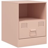 Furnova Nočna omarica roza 34,5x39x44 cm jeklo, (21927119) | Shoptok.si