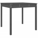 vidaXL Vrtna miza siva 82,5x82,5x76 cm trdna borovina, (20665857) | Shoptok.si
