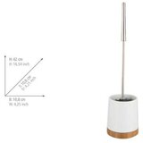 Wenko Bel keramičen komplet pripomočkov za kopalnico Bamboo – | Shoptok.si