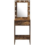  Toaletni stol Dimljeni hrast 50 x 41 x 135 cm Konstruirano drvo | shoptok.hr
