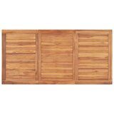  Vrtni blagovaonski stol 160 x 80 x 77 cm od masivne tikovine | shoptok.hr