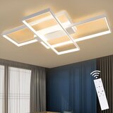 Nettlife bela geometrijska LED stropna svetilka, sodobna in zatemnilna, z daljinskim upravljalnikom, (5000491431) Cene