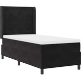  Krevet s opruga kutije s uzglavljem Crna 80 x 200 cm Baršun | shoptok.hr