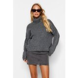 Trendyol Sweater - Gray - Regular fit | shoptok.hr