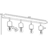 Opviq Spot svetiljka 9005 4 | ePonuda.com