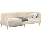  Kutni okvir kreveta Krema 80 x 200 cm tkanina | shoptok.hr