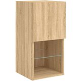 vidaXL Komplet TV omaric LED 8-delni sonoma hrast inženirski les | Shoptok.si