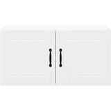 vidaXL Stenska kuhinjska omarica Bela 80 x 31 x 40 cm Konstruiran les | Shoptok.si