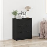 vidaXL Sideboard Crni hrast Konstruirano drvo Srednji Sideboard Cijene