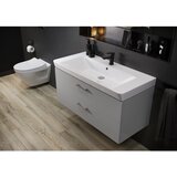 Cersanit S801-338-DSM - Viseći kupatilski ormarić sa umivaonikom LARA 80 cm, u beloj boji | Eponuda.com