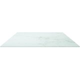 Stolna ploča bijela 120x65 cm 8 mm staklena s mramornim uzorkom | shoptok.hr