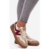 Boto Women's Low Eco Leather Sneakers Bežowe Givelle | Shoptok.si