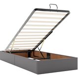 Otomanski okvir kreveta bez madraca sivi 80x200 cm umjetne kože | shoptok.hr